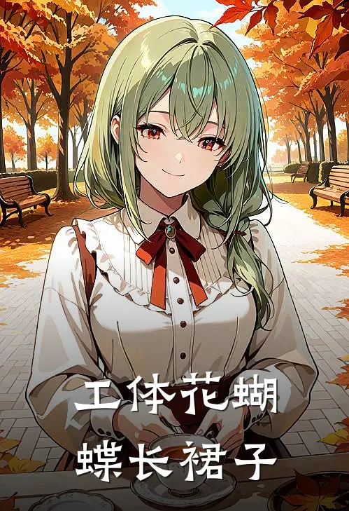 工体花蝴蝶长裙子
